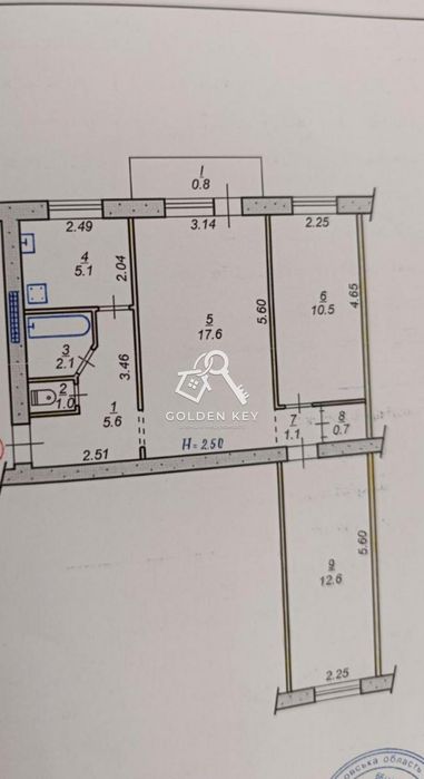 Продаж 3-кімнатної квартири біля Восходу