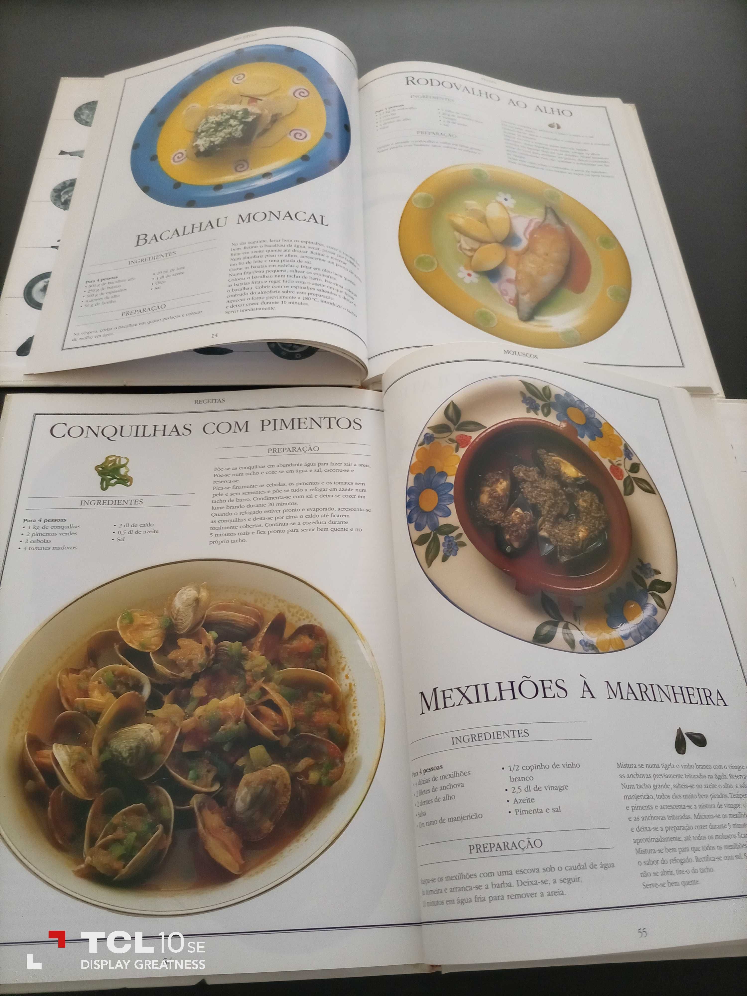 Livros de culinária tamanho A4