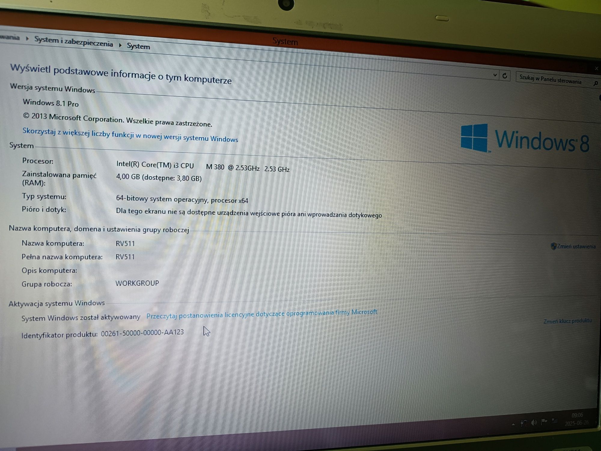 Laptop Samsung Intel Core I3 Windows 8.1
