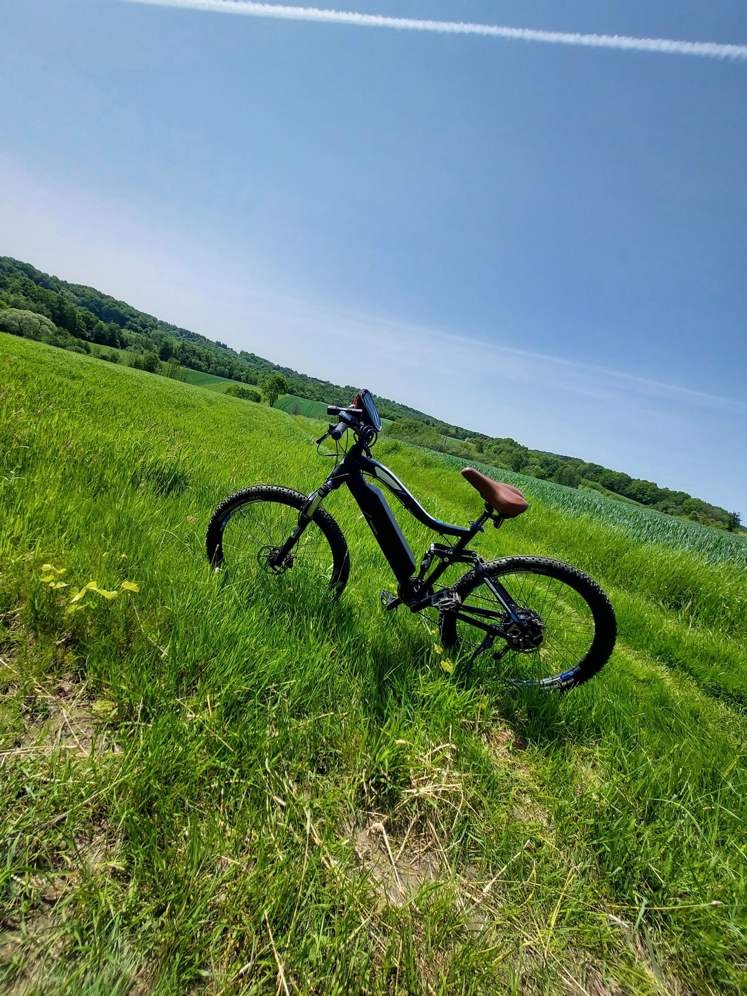 Rower elektryczny górski mtb full silnik bafang shimano