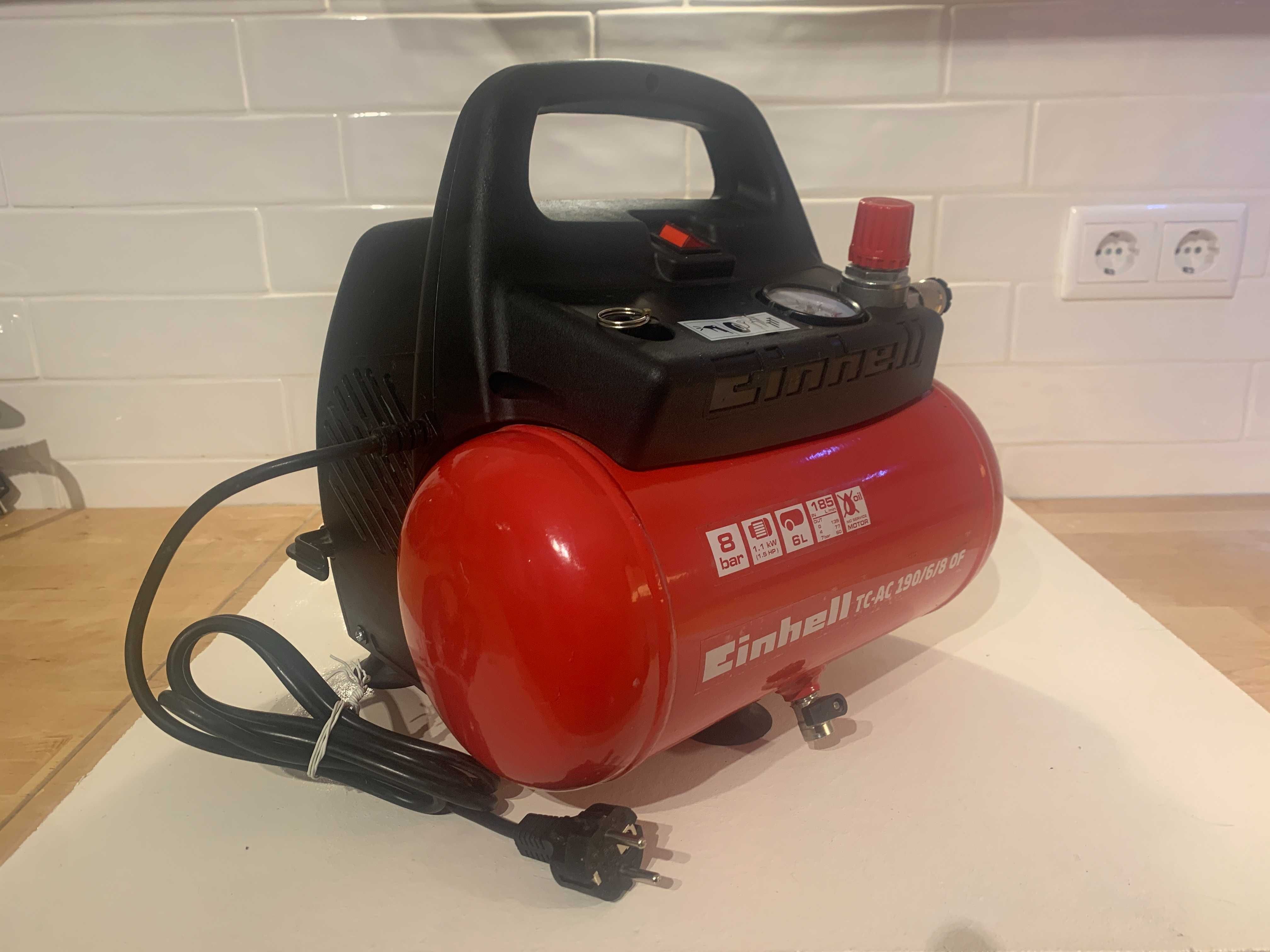 Compressor Einhell Portátil TC-AC 190/6/8 OF - 6 Litros