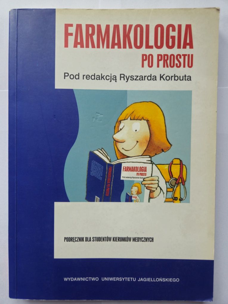 "Farmakologia po prostu" – Ryszard Korbut – podręcznik, używana