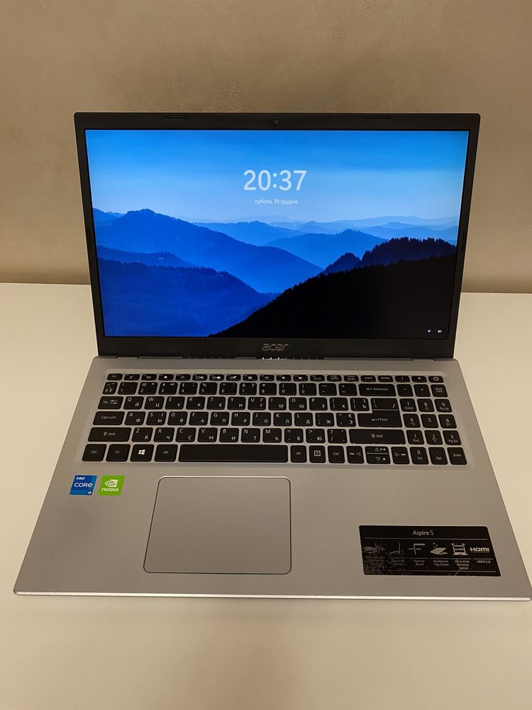 Acer Aspire 5 i5 11/Nvidia MX350/20GB RAM/128GB SSD/1TB HDD