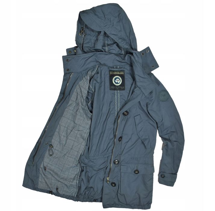 Napapijri Szara Lekka Kurtka Damska Parka S