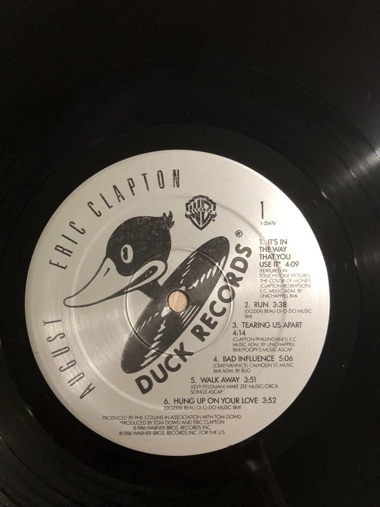 Eric Clapton August EX+ USA LP