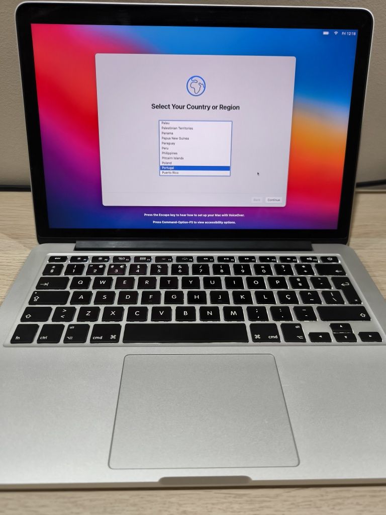 Macbook pro 13 inch Retina Late 2013