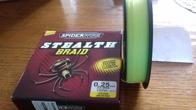 Spiderwire STEALTH YELLOW 137M 0.25mm/ 22.95kg