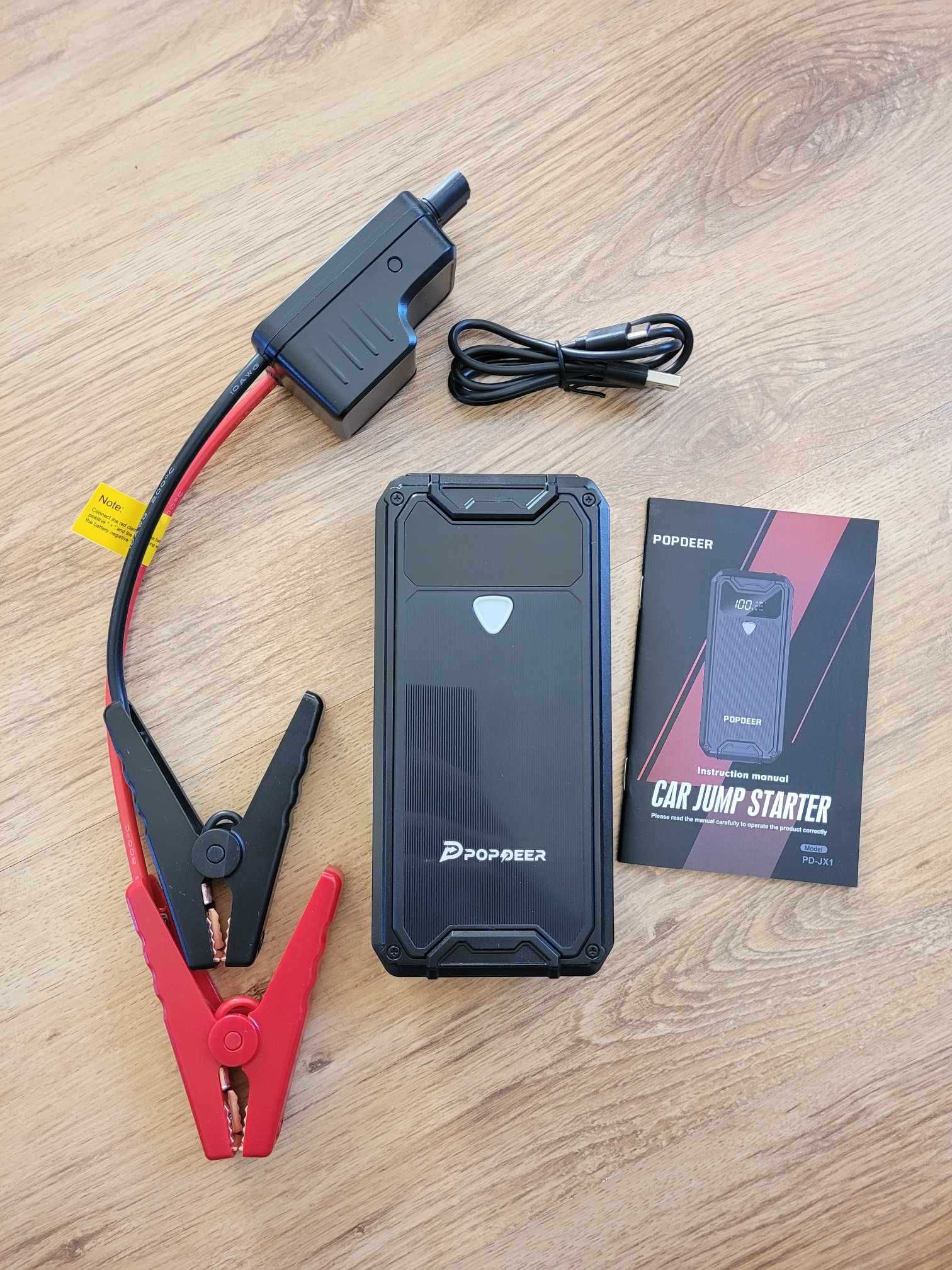 Urządzenie rozruchowe jump starter Popdeer PD-JX1 1500A 15000mAh