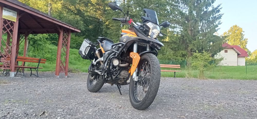 Romet ADV 250 kategoria B ABS wtrysk enduro turystyk kufry akrapovic