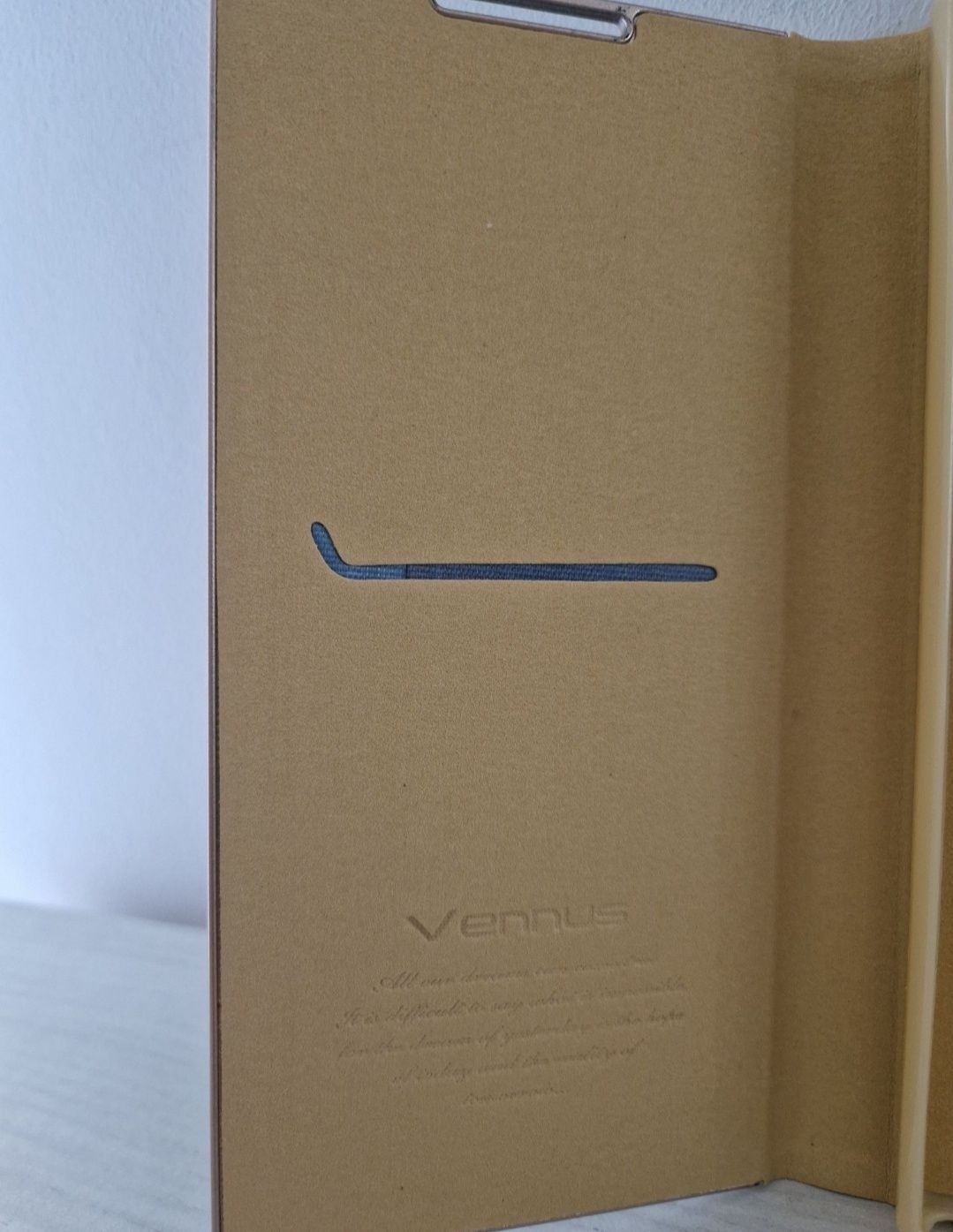 Kabura Vennus Book z ramką do Samsung Galaxy S21 Ultra złota