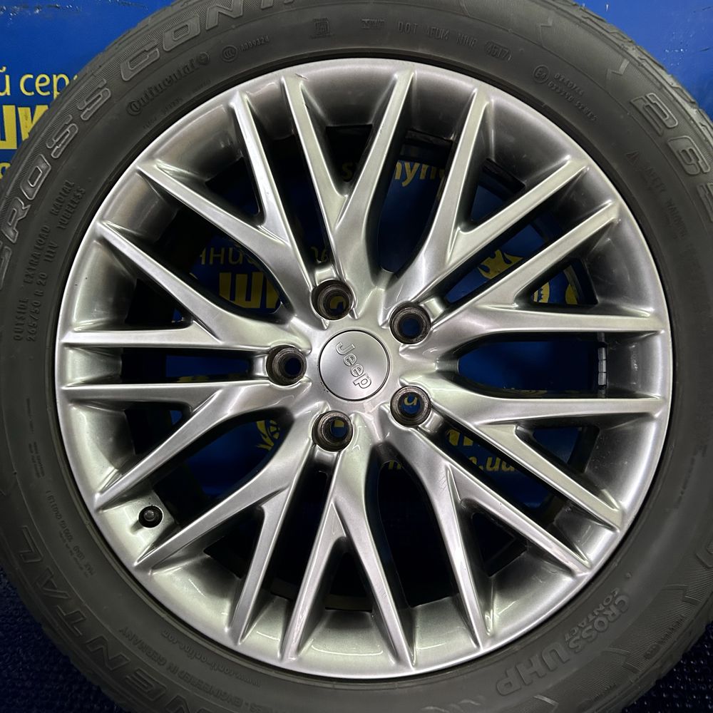 Диски 5x127 R20 Jeep Grand Cherokee з шинами Continental