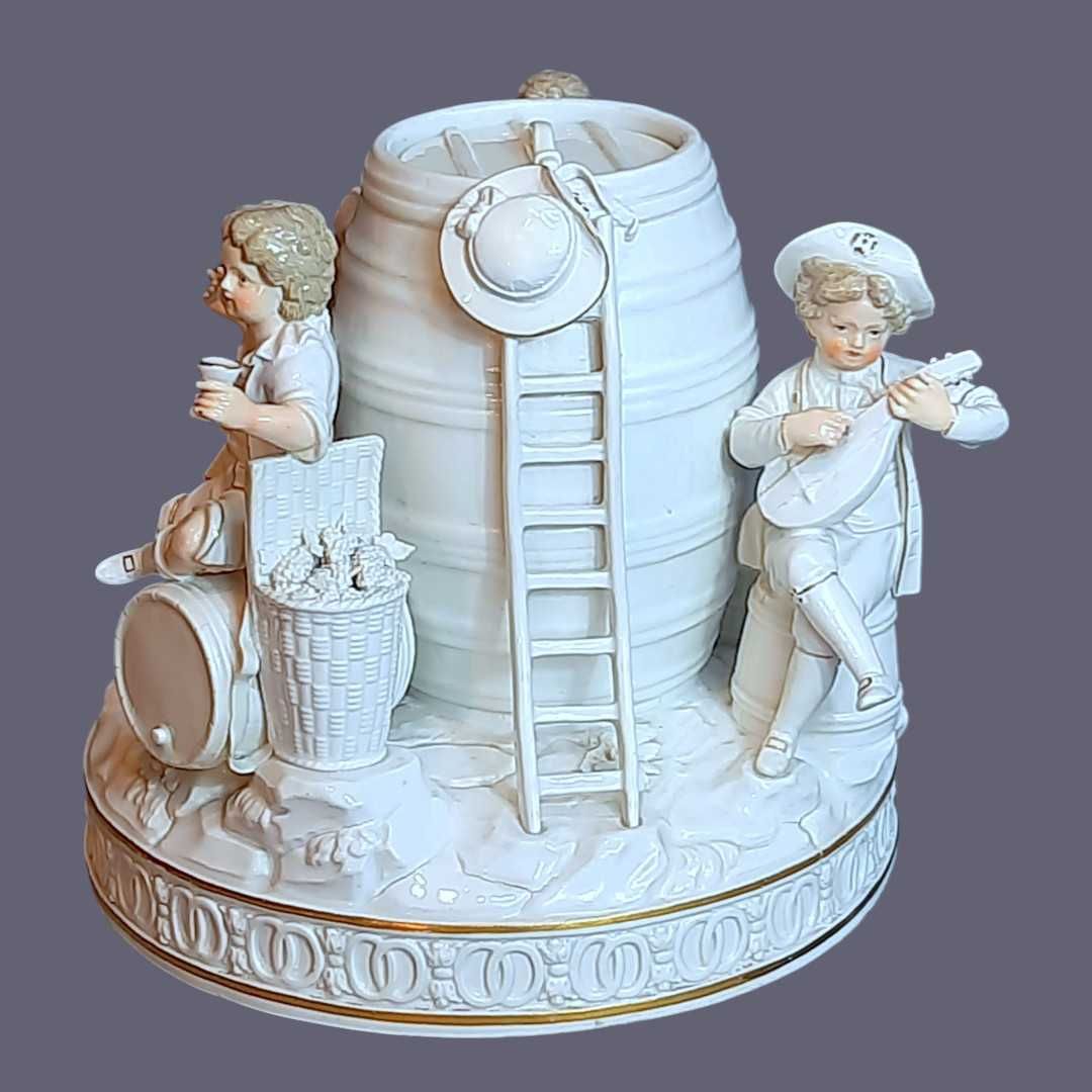 Grupa figuralna Winobranie Miśnia 1850- 1924 Meissen