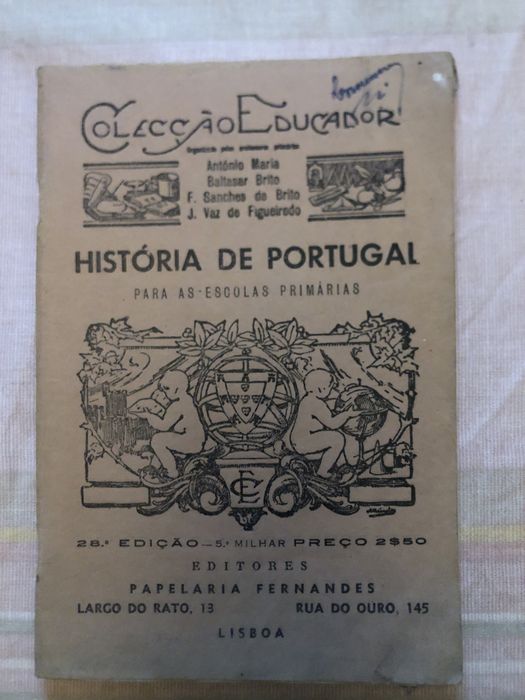 Livros escolares antigos da Coleção Educador