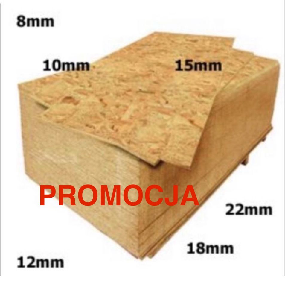 płyta płyty osb 8,10,12,15,18,22,25 transport