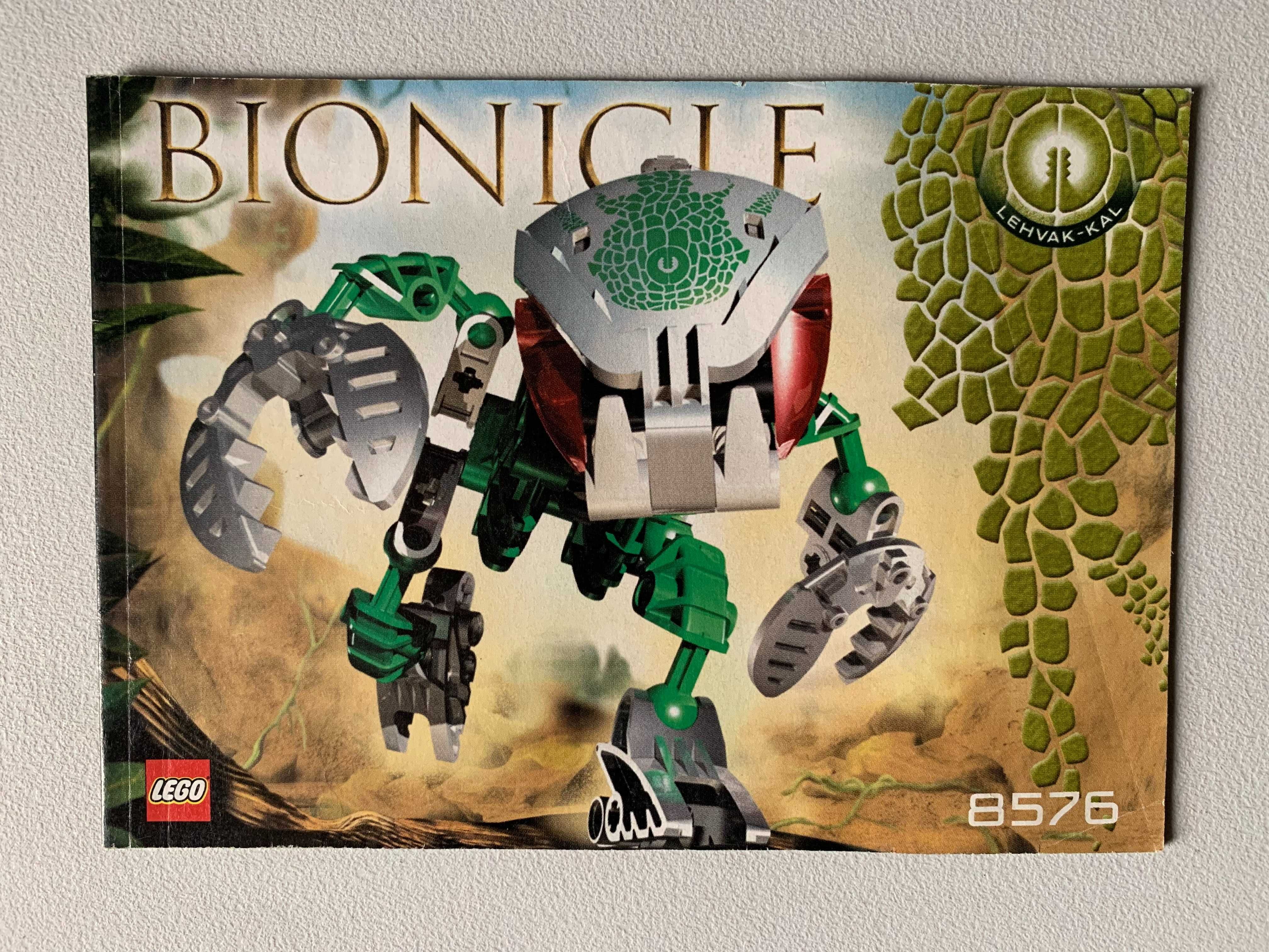 Manual Lego Bionicle 8576 - Lehvak-Kal