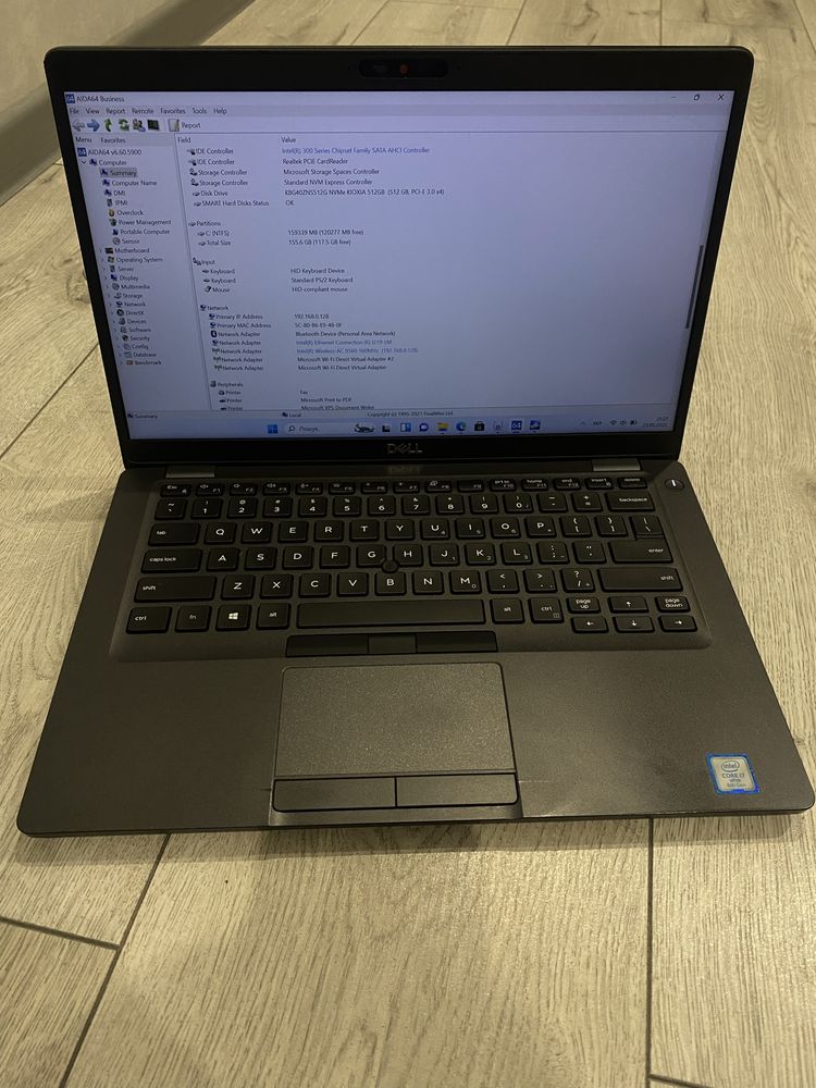 Dell 5400 i7-8665U 16Ram 512 Ssd FHD (матовий)