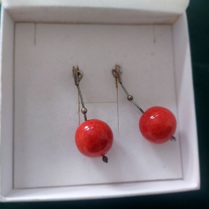 Kolczyki ze zrebra wiszące dlugość 5cm