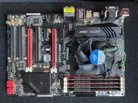 Płyta Główna Asrock B85 killer + RAM + procesor