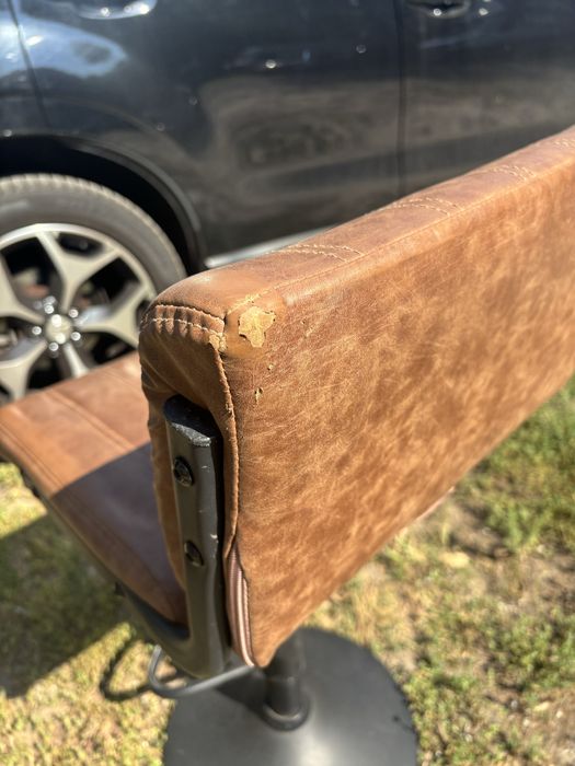 Барний стілець Halmar H-88 з регулюванням висоти коричневий, еко-шкіра