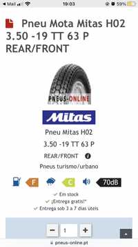 Pneu Mitas H02 3.5 - 19