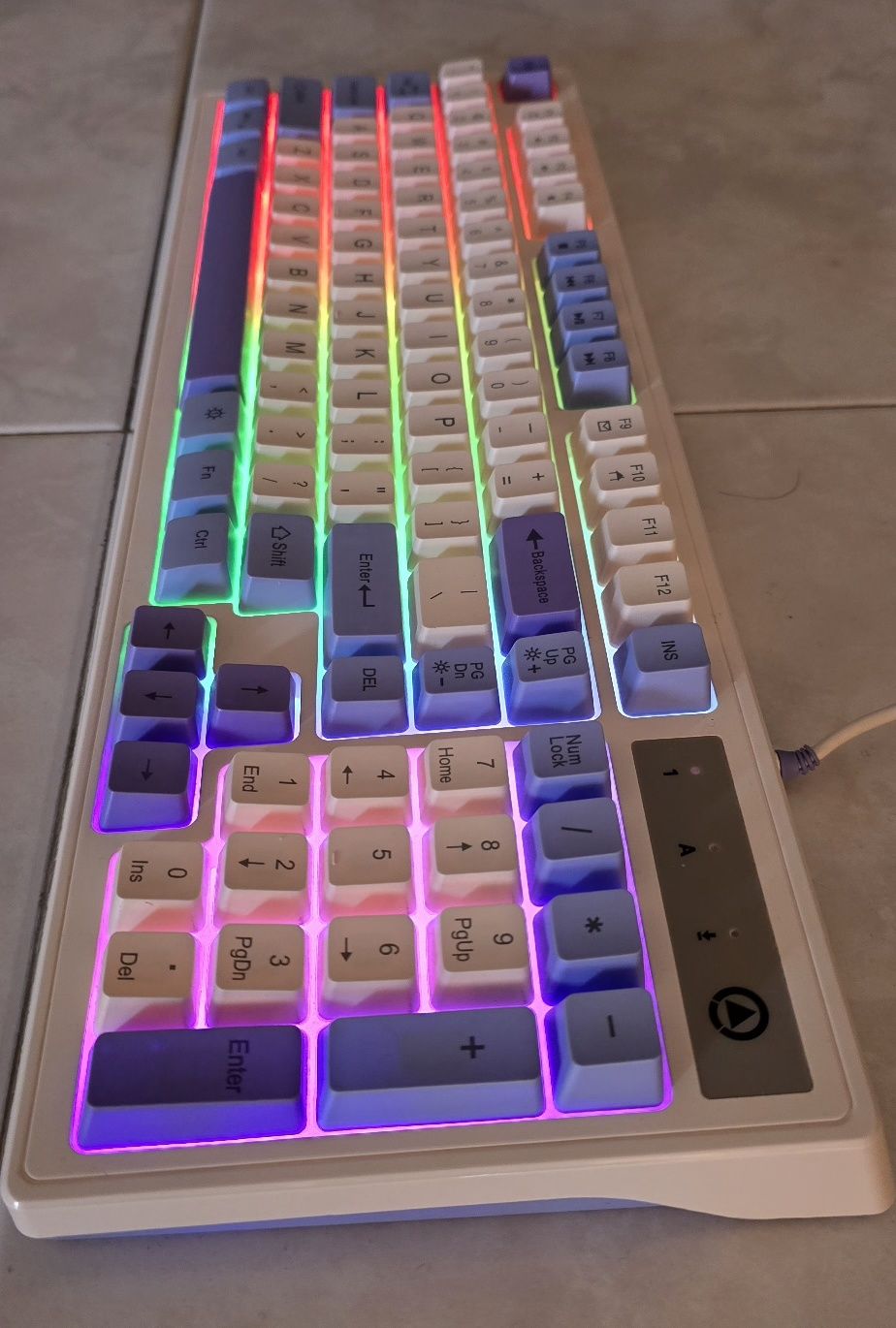 Teclado Usb Pc computador Iluminado p/água (Novo)