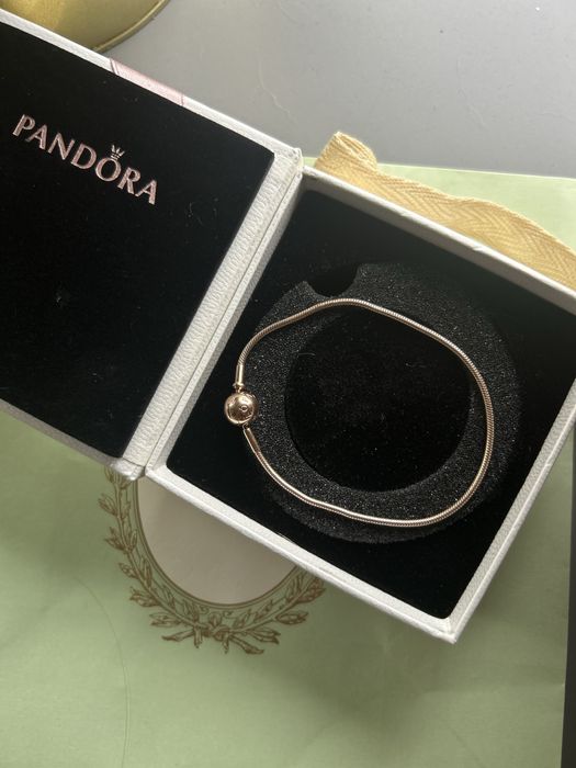 Złota bransoletka Pandora oryginalna zlota 14 k
