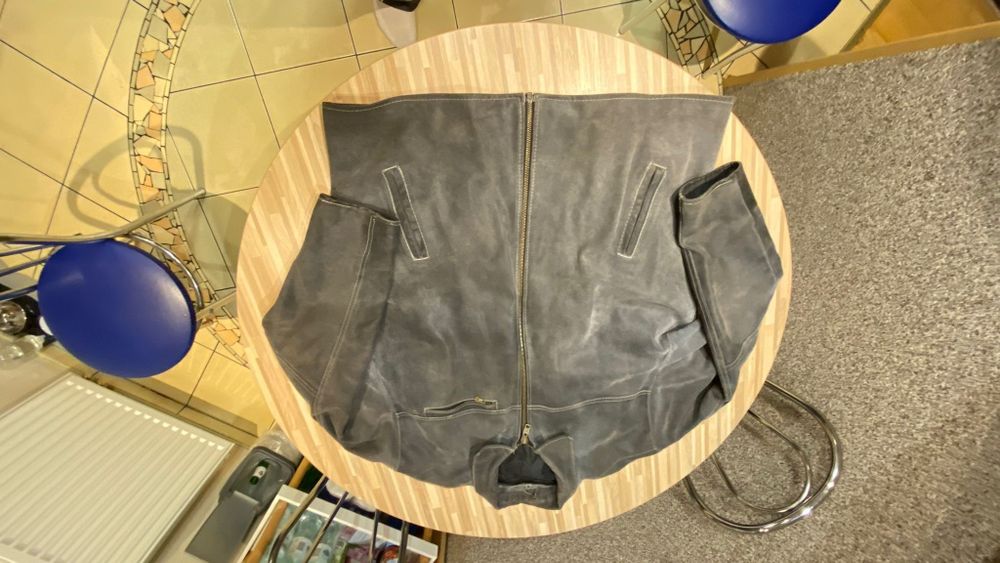 Kurtka skórzana męska zimowa jesienna wiosenna duży rozmiar 2XL