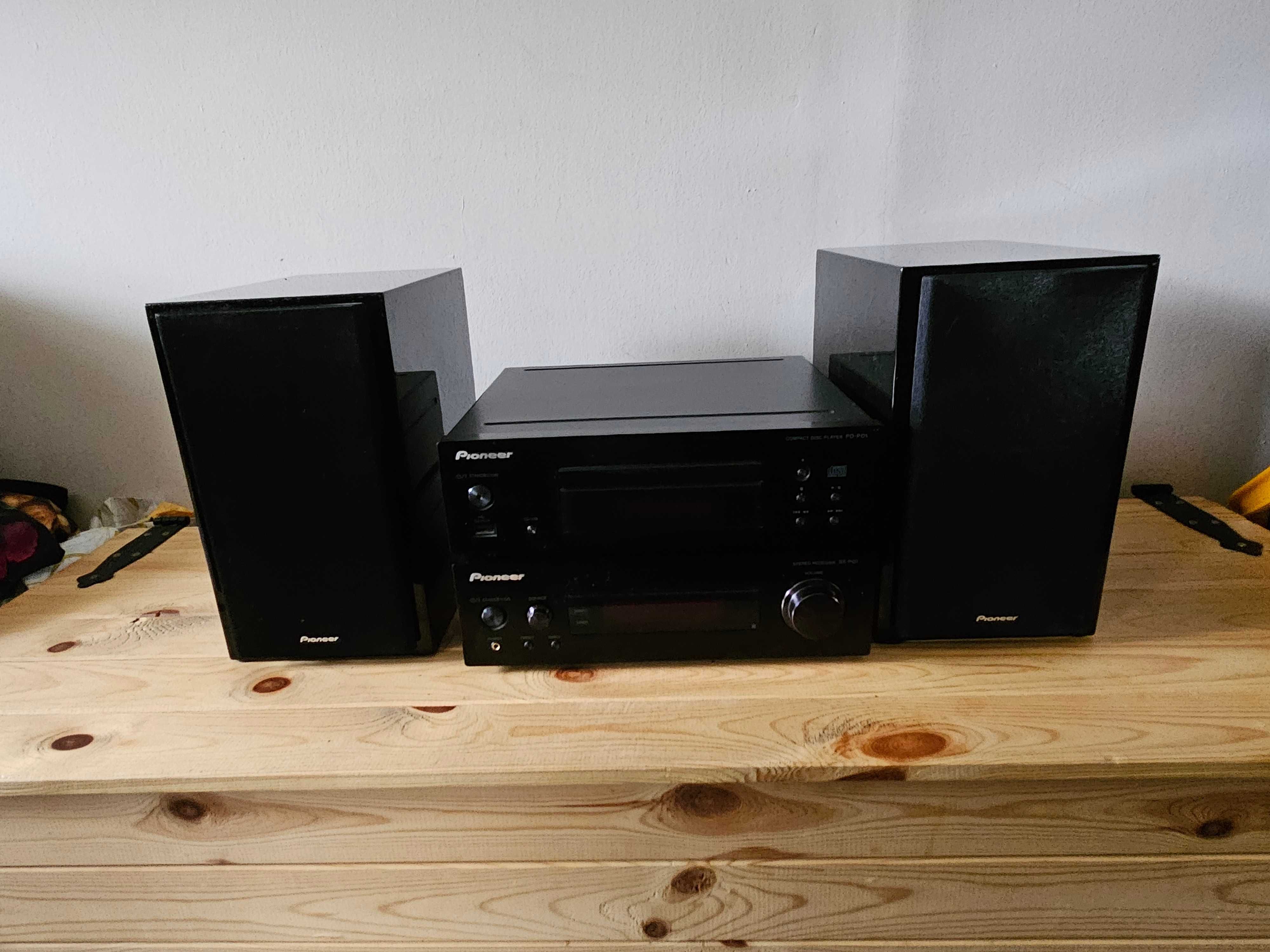 Wieża Pioneer głośniki + subwoofer