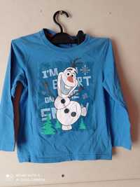 Frozen Olaf bluzeczka rozmiar 110 cm chłopiec