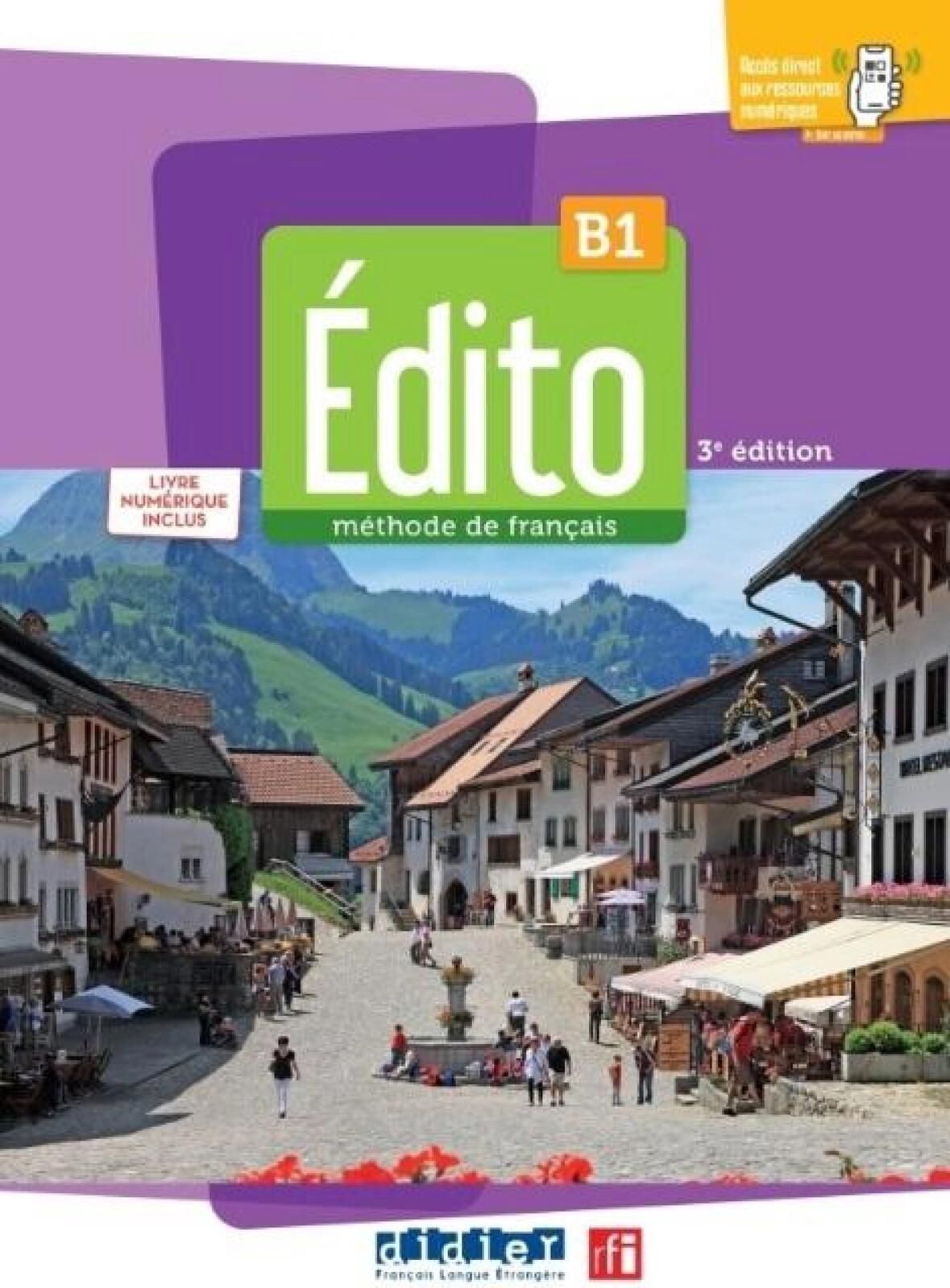 Edito B1 podr + wersja cyfrowa + online ed. 2022 Didier Elodie Heu,