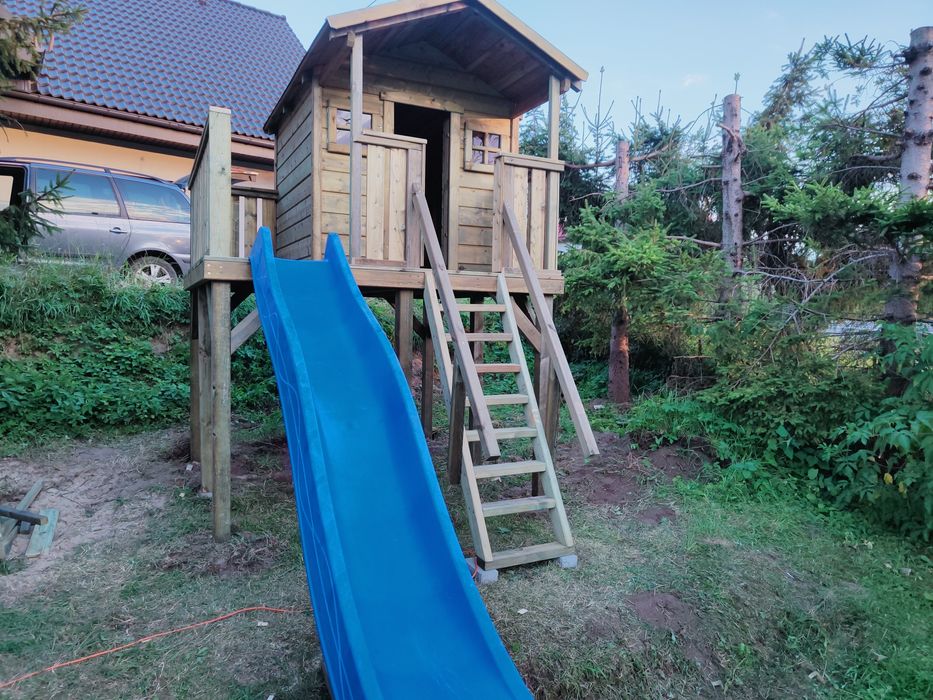 Domek dla dzieci huśtawka huśtawki