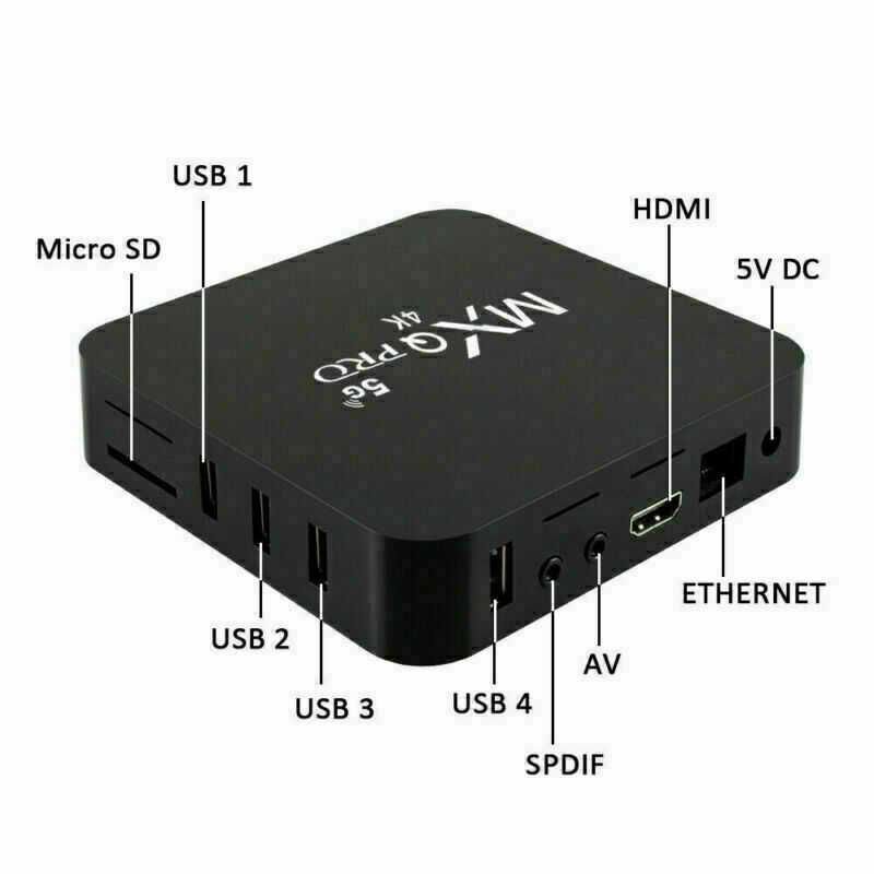 Smart TV BOX 5G MXQ PRO 4K 2+16GB ANDROID 10.1 przystawka