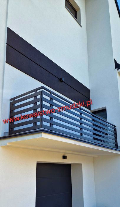 Ogrodzenie nowoczesne balustrady brama na wymiar kowalstwo