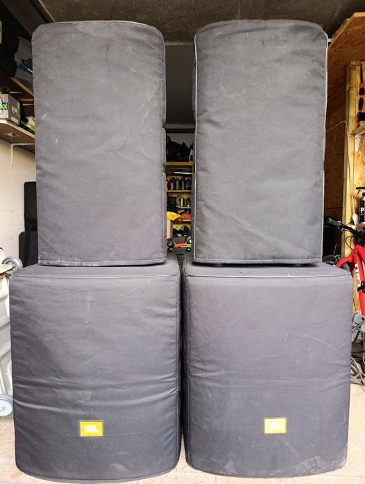 Zestaw kolumny aktywne JBL PRX 515 i PRX518S