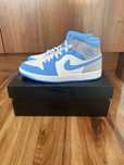 Jordan 1 Mid University Blue Grey 40 40.5