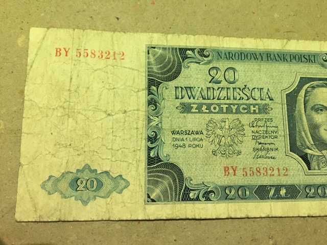 20 złotych z 1948 roku