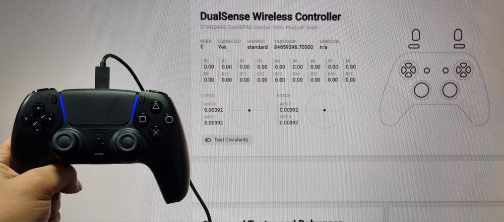 Kontroler pad DualSense PS5 Midnight Black