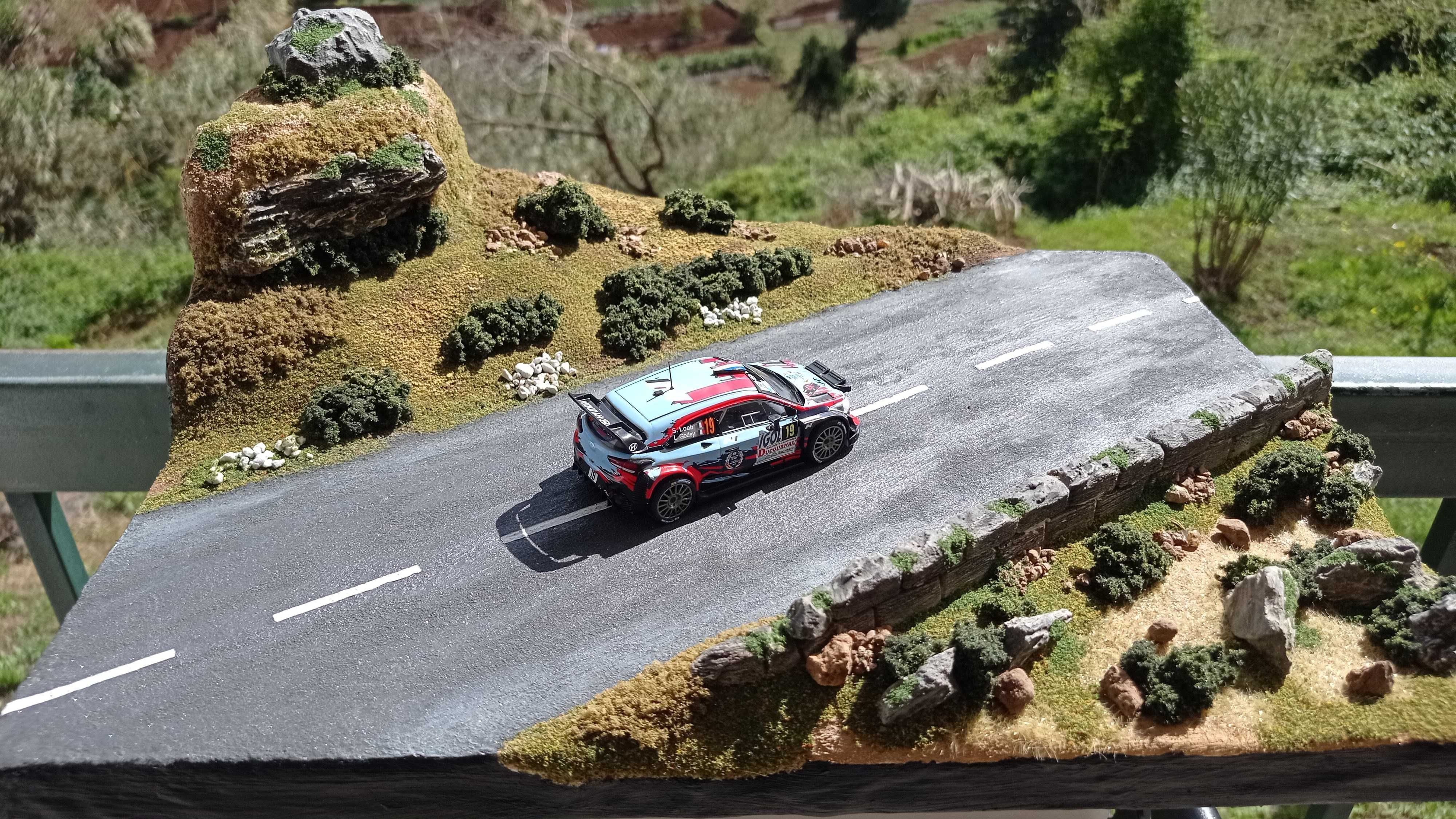 Diorama Rallye Córsega 1/43