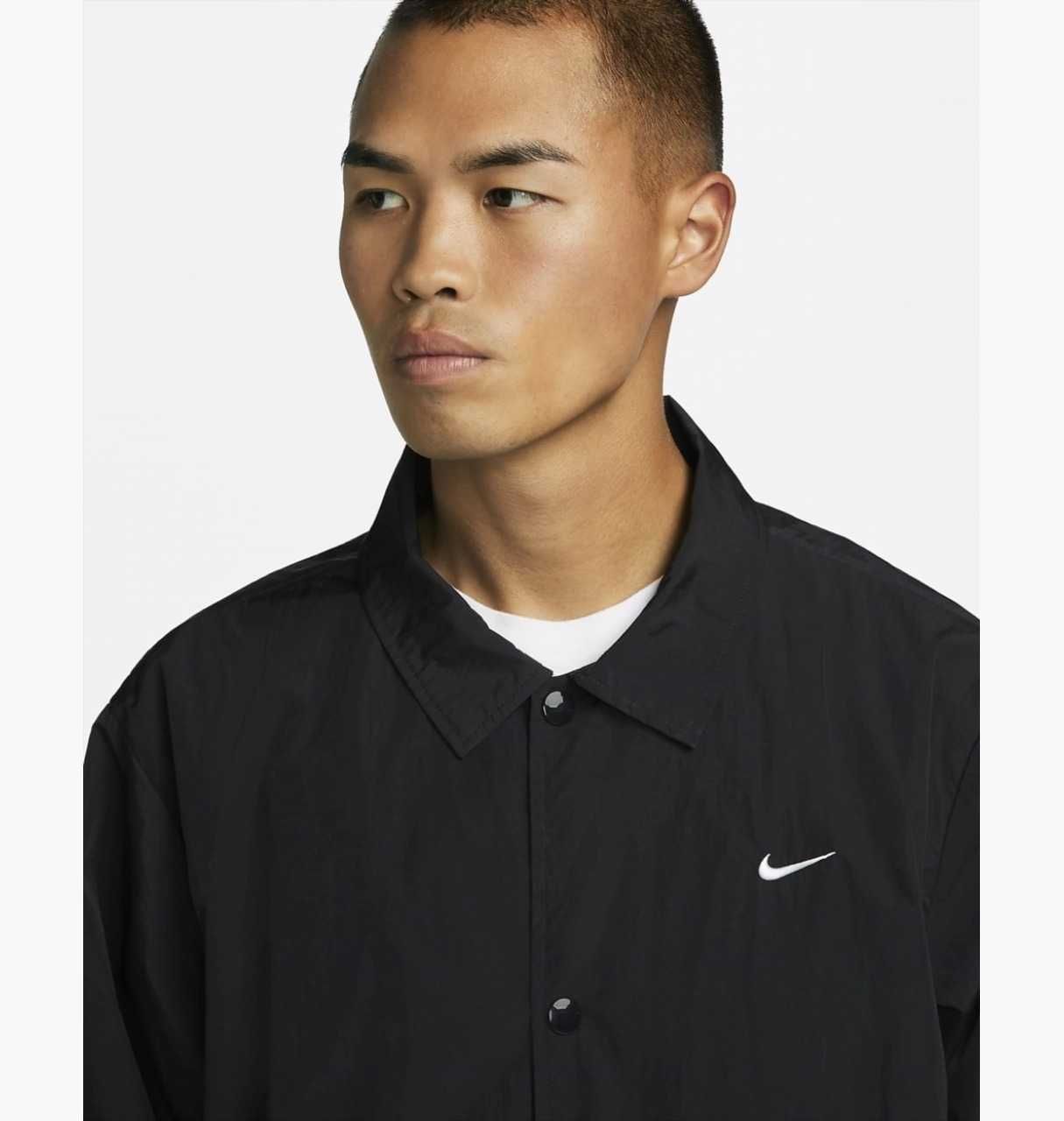 Куртка чоловіча Nike Coaches Jacket Black | DQ5005-010 | розмір М