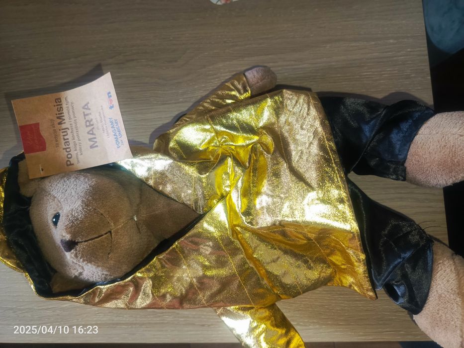 Miś pluszak maskotka Marta podaruj misia TVN