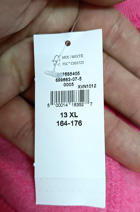 GAP Spodnie Dresowe Różowe Dziewczęce Bawełniane Stylowe Nowe Z Metką