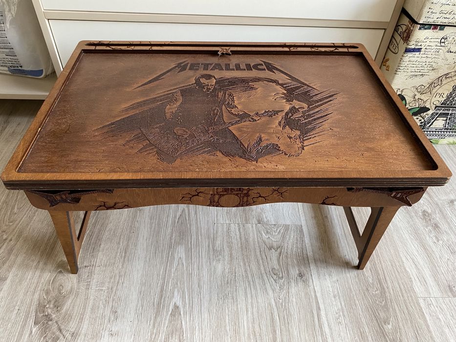 Taca do łóżka Metallica (handmade)