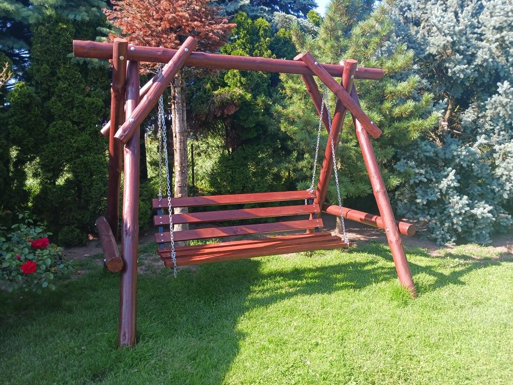 Huśtawka ogrodowa 3 osobowa