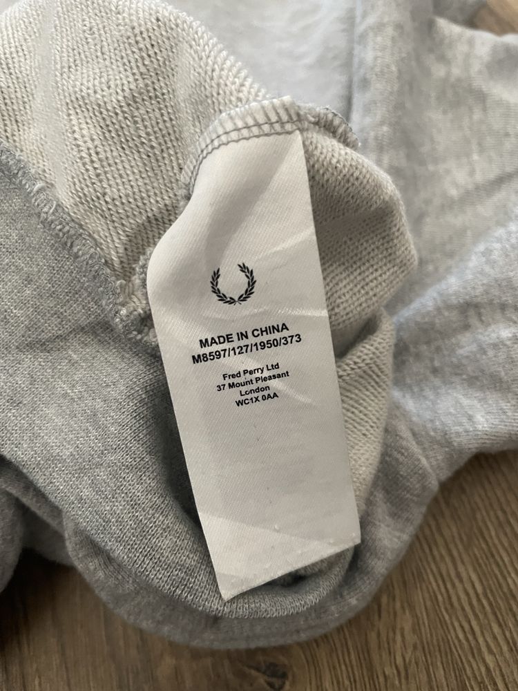 Fred Perry męska bluza bawełna r. M