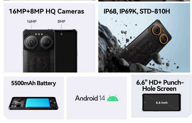 IIIF150 Air3s. 16GB(4+12)/128GB, 90Hz, 16MP, 5500mAh +Подарунок