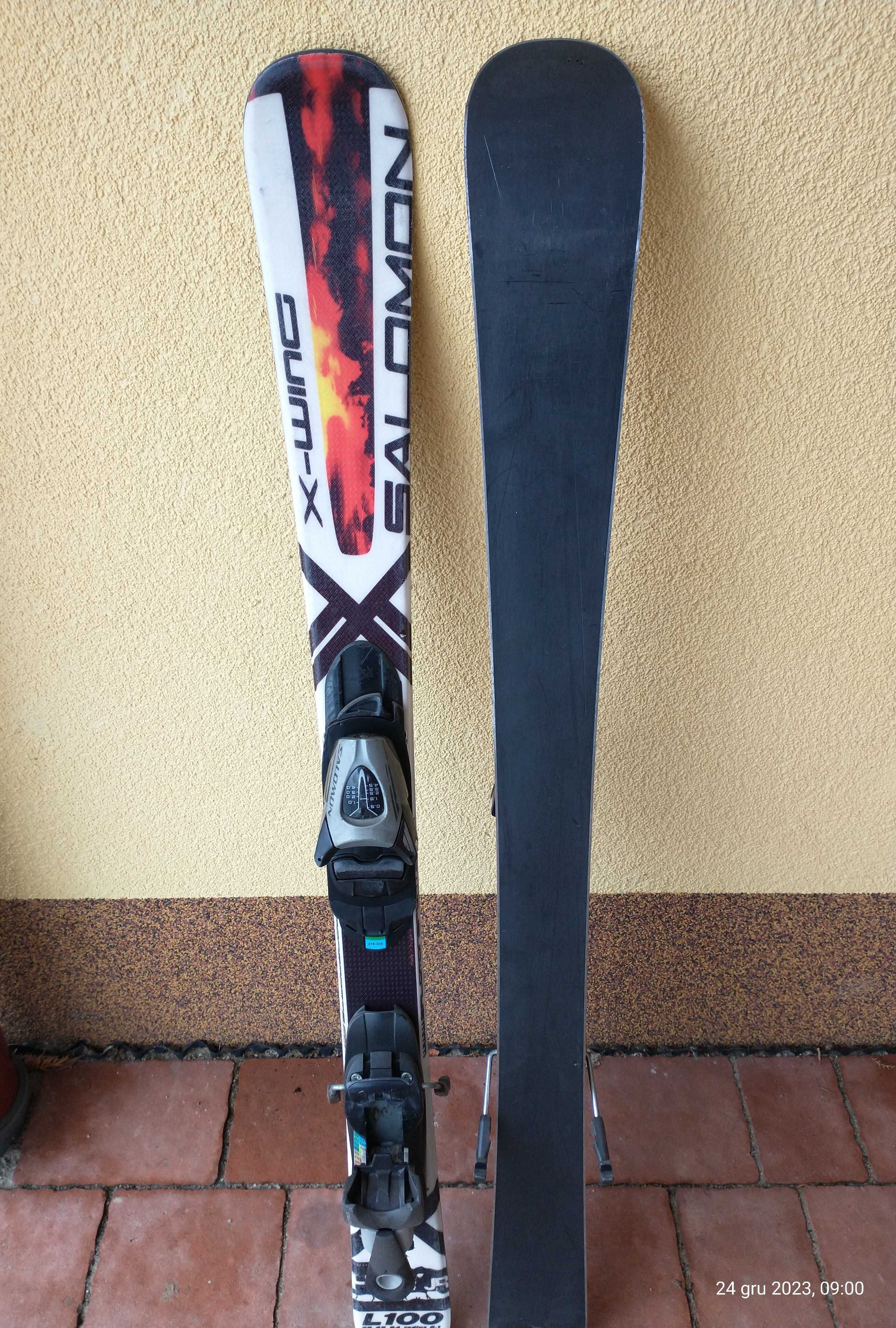 Narty carving Salomon buty Nordica