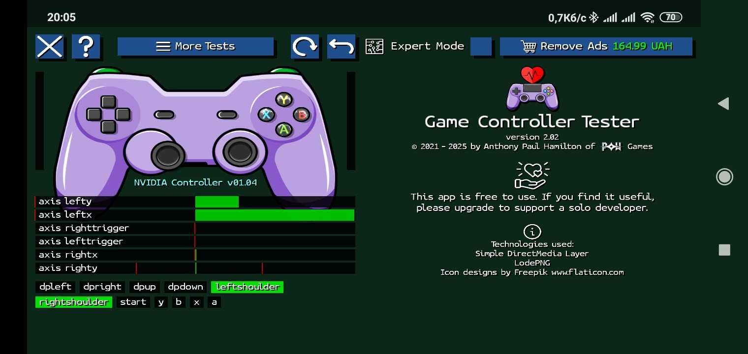 Джойстик геймпад Nvidia Shield Controller p2920 робочий стан 10/10