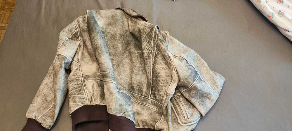 Шкіряна куртка, пілот, бомбер, кожаная куртка авиатор