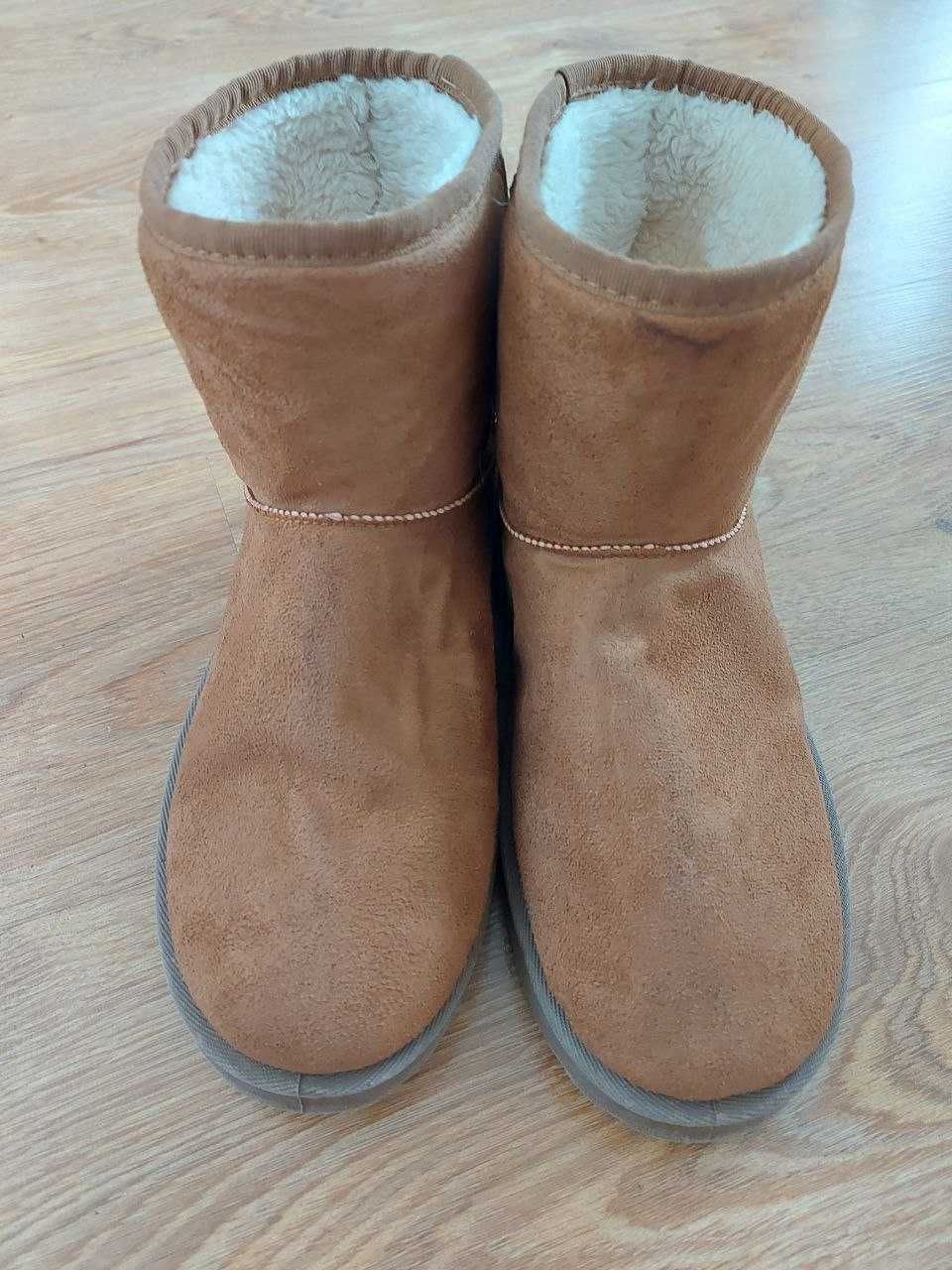 Be You brązowe miękkie męskie buty zimowe w stylu ugg rozmiar 42