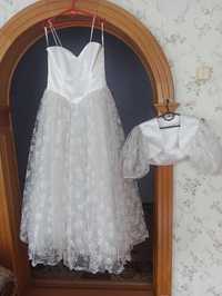 Весільне плаття вінтаж Pronuptia paris L-XL